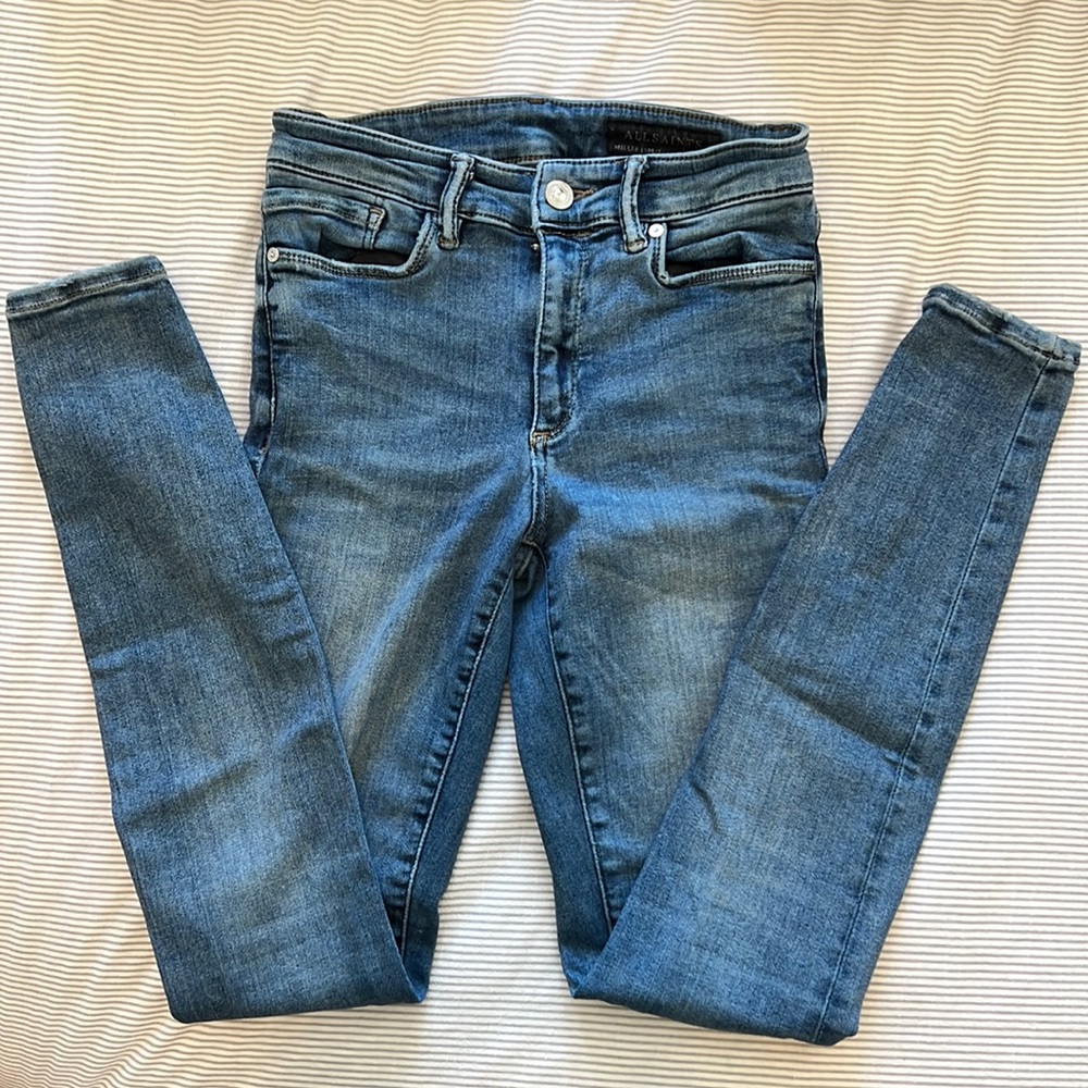All Saints Miller Jeans, Size Small.